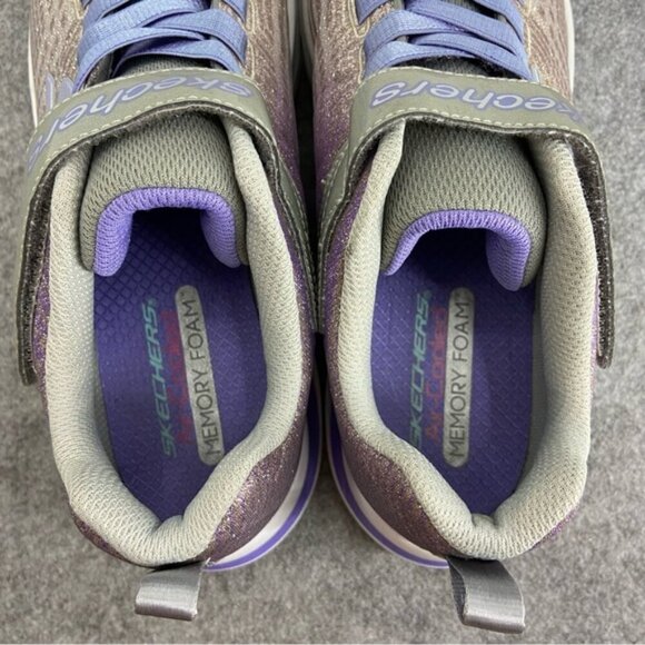 Skechers Kids Girls' Double Dreams Sparkle Active Sneaker Running Shoe Size 5 - Picture 12 of 12